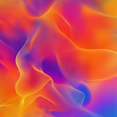 Obraz premium Vibrant Gradient Mesh Backgrounds with Fluid Abstract Patterns