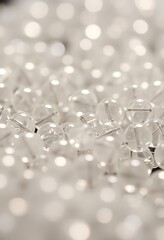 close up of a bunch of glass beads