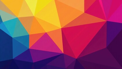 Geometric shapes create a vibrant, continuous backdrop, surface pattern, mosaic, simple