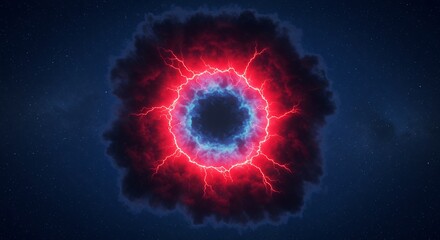 Abstract energy circles design