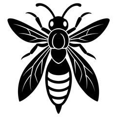 Hornet Silhouette vector illustration