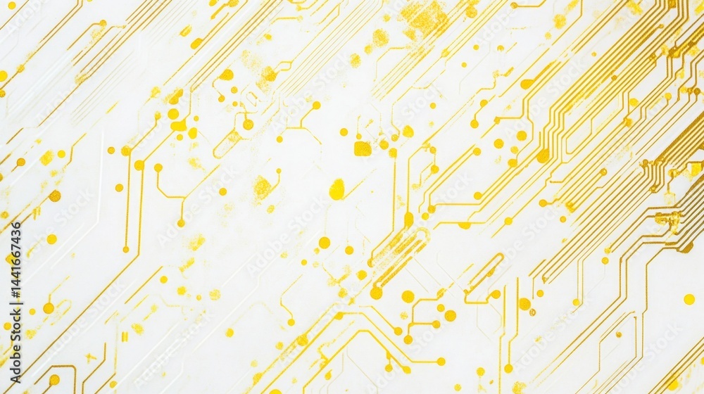 Poster innovative technology circuit patterns abstract design graphic art digital environment close-up view
