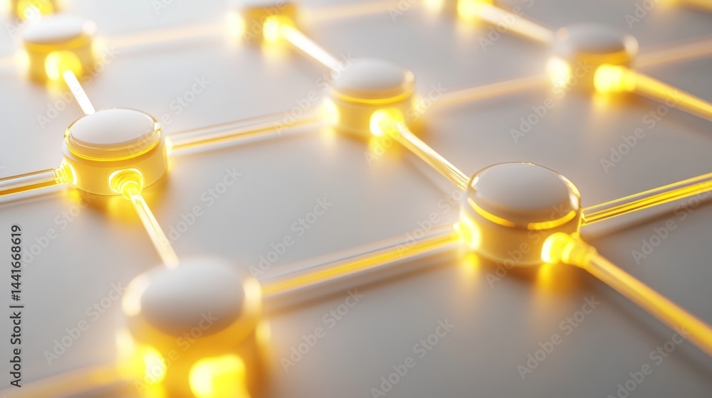 Aufkleber innovative technology network connection digital environment abstract visuals futuristic design clos