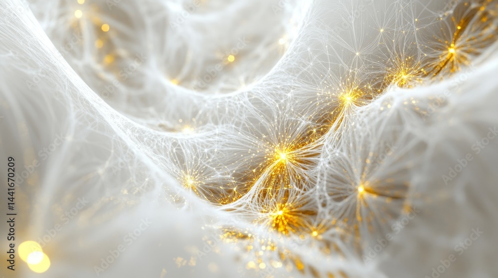 Poster dynamic patterns of light and energy in abstract art digital creation modern aesthetic macro perspec