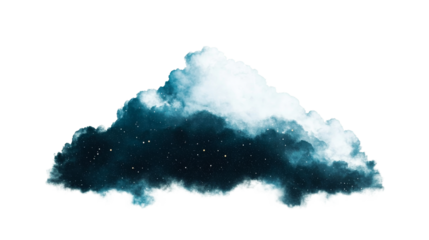 Soft clouds with a dreamy night sky background