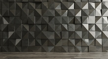 Shadowed Facets AI Generated