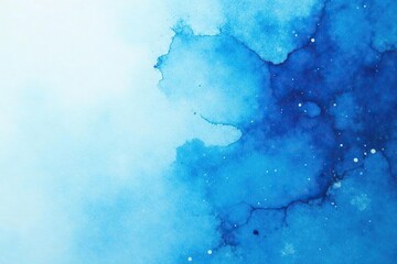 Obraz premium Swirling blue watercolor washes, textured backdrop, watercolor, subtle