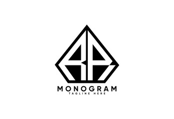 RQ letter creative monogram vector logo design.