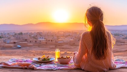 Sunset Picnic Desert Views