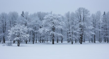 Winter's Silent Embrace AI Generated