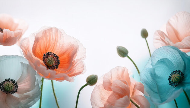 Poppy flower Generated image