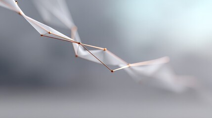 minimalist representation of neural networks featuring abstract lines and nodes against plain background