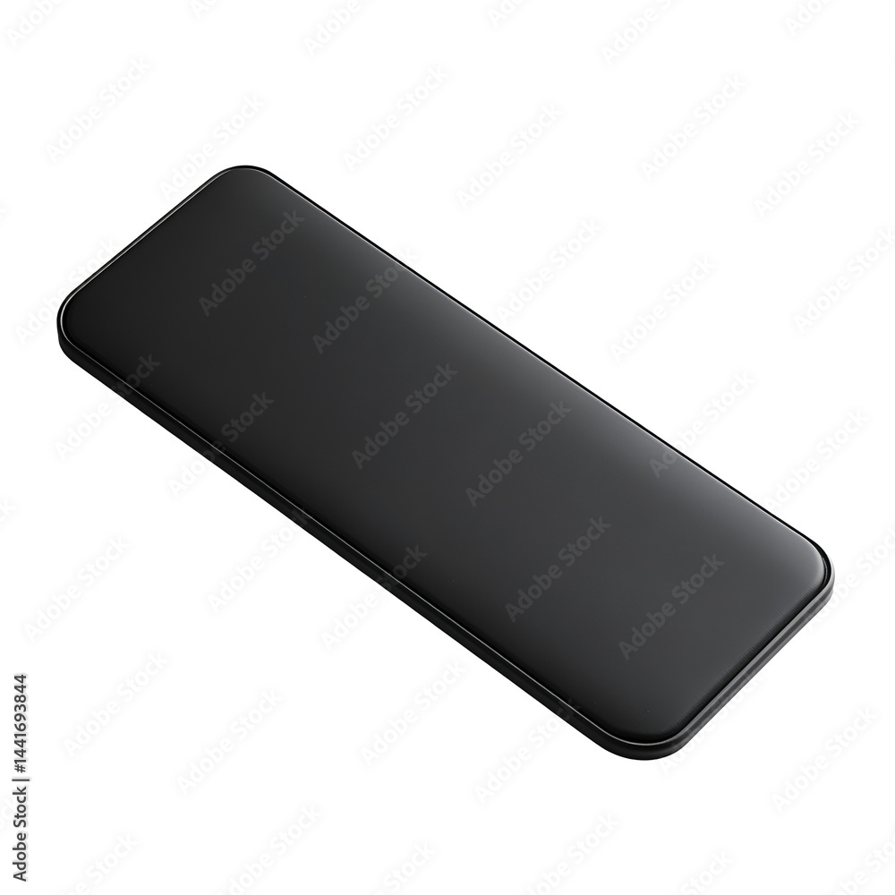Poster abstract rectangular shape on black background modern minimalist design 3 d render