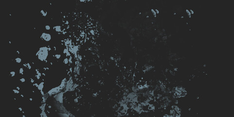 water splash on black background. water splash black background backdrop fresh. Blue water splash isolated on black background.  3D illustration. Blurred images of close-up soda water bubbles . .