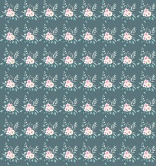 rose seamless floral pattern, seamless floral pattern, seamless pattern with leaves, seamless pattern with green leaves