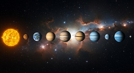 Cosmic Alignment: A Solar Symphony AI Generated