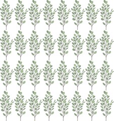 Obraz premium seamless floral pattern, seamless pattern with leaves, seamless pattern with green leaves