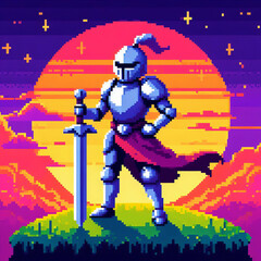 Fototapeta premium knight from pc games