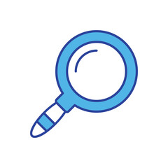 Magnifire icon vector stock illustration