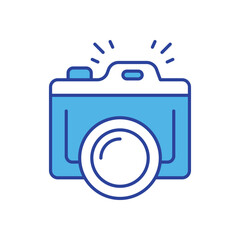 Camera icon vector stock illustration