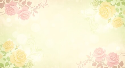 Pastel Rose Reverie AI Generated
