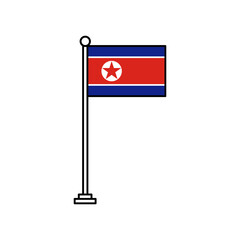 National Flag of North Korea