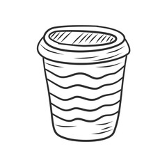 Takeaway coffee cup