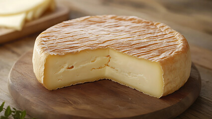 This firm and flavorful cheese block delivers a rich taste and smooth texture, making it an ideal product to feature in your next advertisement.