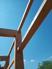 struttura in legno lamellare