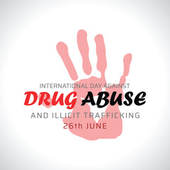 International Day Against Drug Abuse & illicit Trafficking, no drugs