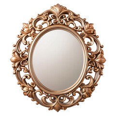 Mirror isolated on transparent background 