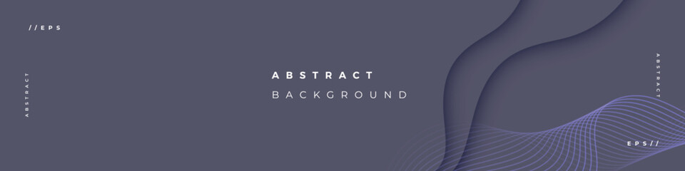 linkedin banner abstract wave lines cover