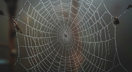 Obraz premium Dew-Kissed Geometry AI Generated