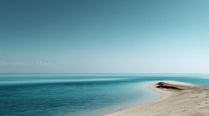 Obraz premium Tropical beach adventure sunny tropical paradise ocean photography bright ocean clear blue sky