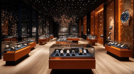 Luxury Watch Boutique: Celestial Design