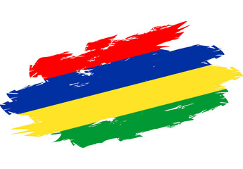 A digital representation of the Mauritius flag, suitable for educational and promotional uses