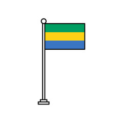 National Flag of Gabon