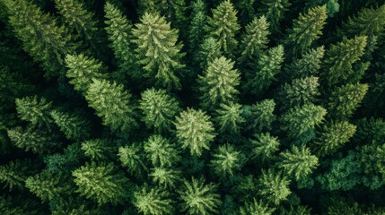Forest from above