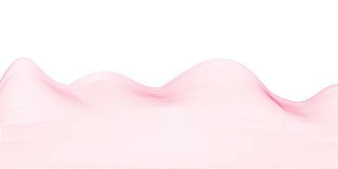 Abstract Watercolor Soft Pink Waves – Minimalist Pastel Background Illustration