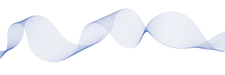 Abstract blue wavy on white background .Abstract vector background with blue wavy lines. Blue wave background. Blue lines vector illustration. Curved wave. Abstract wave element.