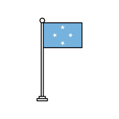 National Flag of Micronesia