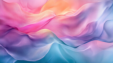 Obraz premium Elegant radiant glow with abstract teal, lavender, and soft gray tones, enhanced by silver or gold accents. Dynamic waves radiate from the center, symbolizing energy and light. Ultra-sharp 8K resoluti