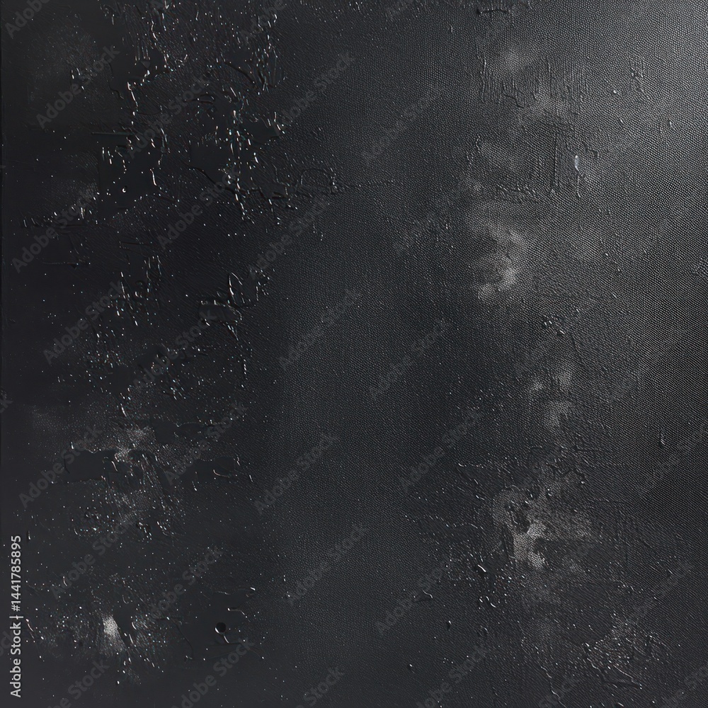 Poster dark textured surface with uneven paint and subtle rough patches creating a moody and somber atmosph