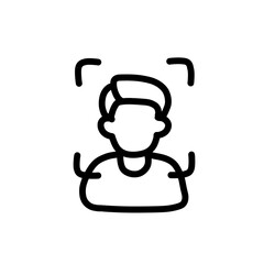 Face scan icon