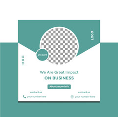 social media post design concept 