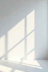 Minimal white wall with textured stripe pattern basking in soft sunlight rays, stripe, texture, minimalistic