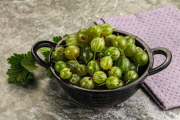 Ripe sweeet and juicy gooseberry