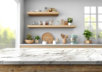 Fototapeta premium Modern Kitchen Countertop Scene