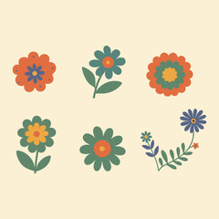 colorfull flower pack