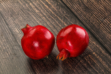 Fresh sweet juicy pomegranate fruit